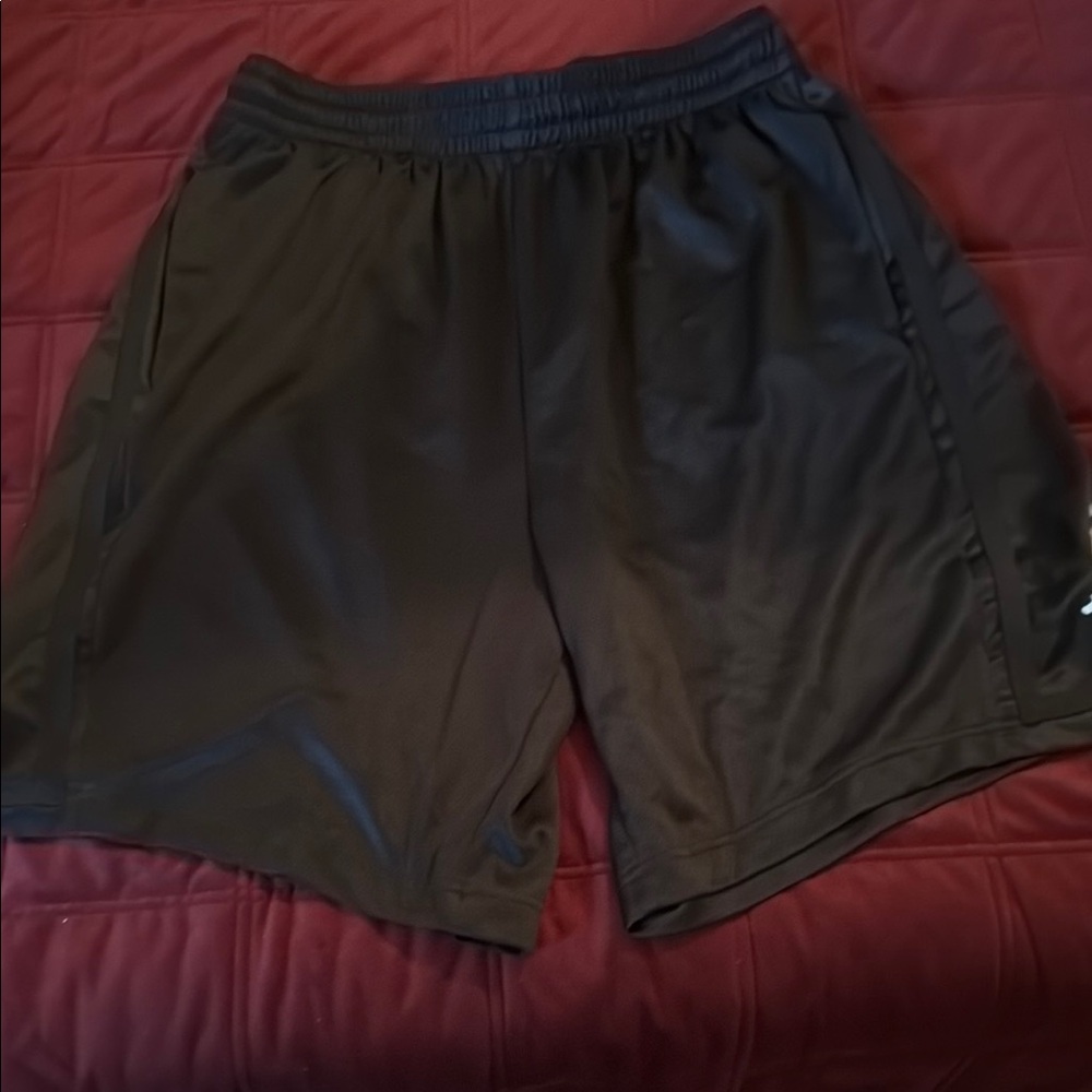 Jordan Black Athletic Shorts Lightweight Moisture-Wicking